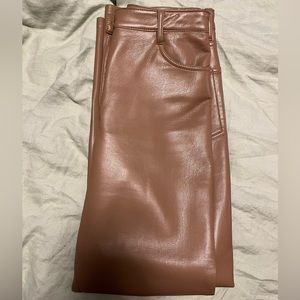 Aritzia Wilfred Melina Vegan Leather Pants size 0